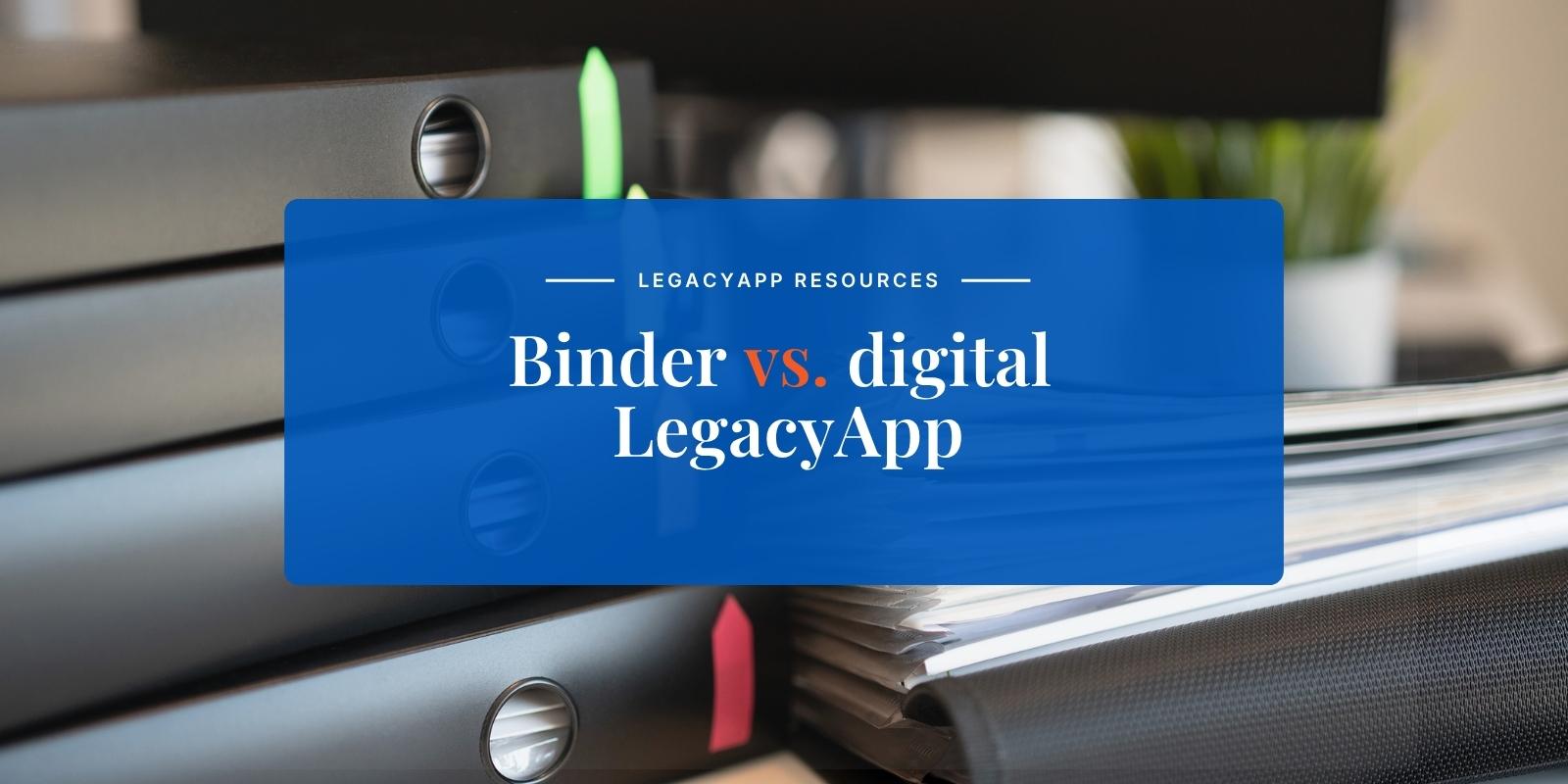 In case I die binder: what it covers and what it misses
