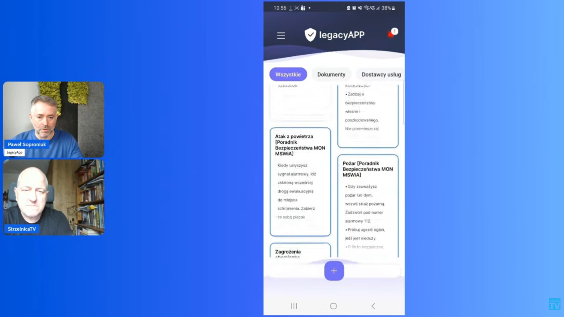 LegacyApp na Strzelnica.TV — od 12:56