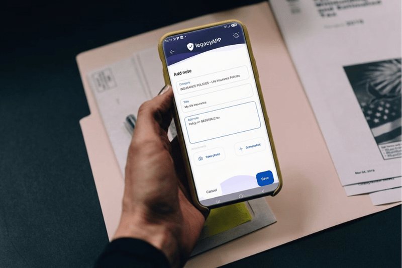 Adding a document to LegacyApp